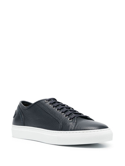 Brioni pebbled-finish low-top sneakers outlook