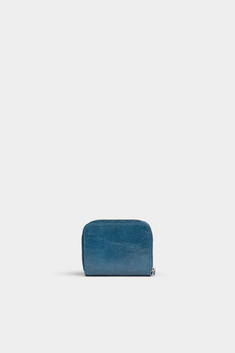 GOTHIC DSQUARED2 LEATHER ZIP WALLET - 2