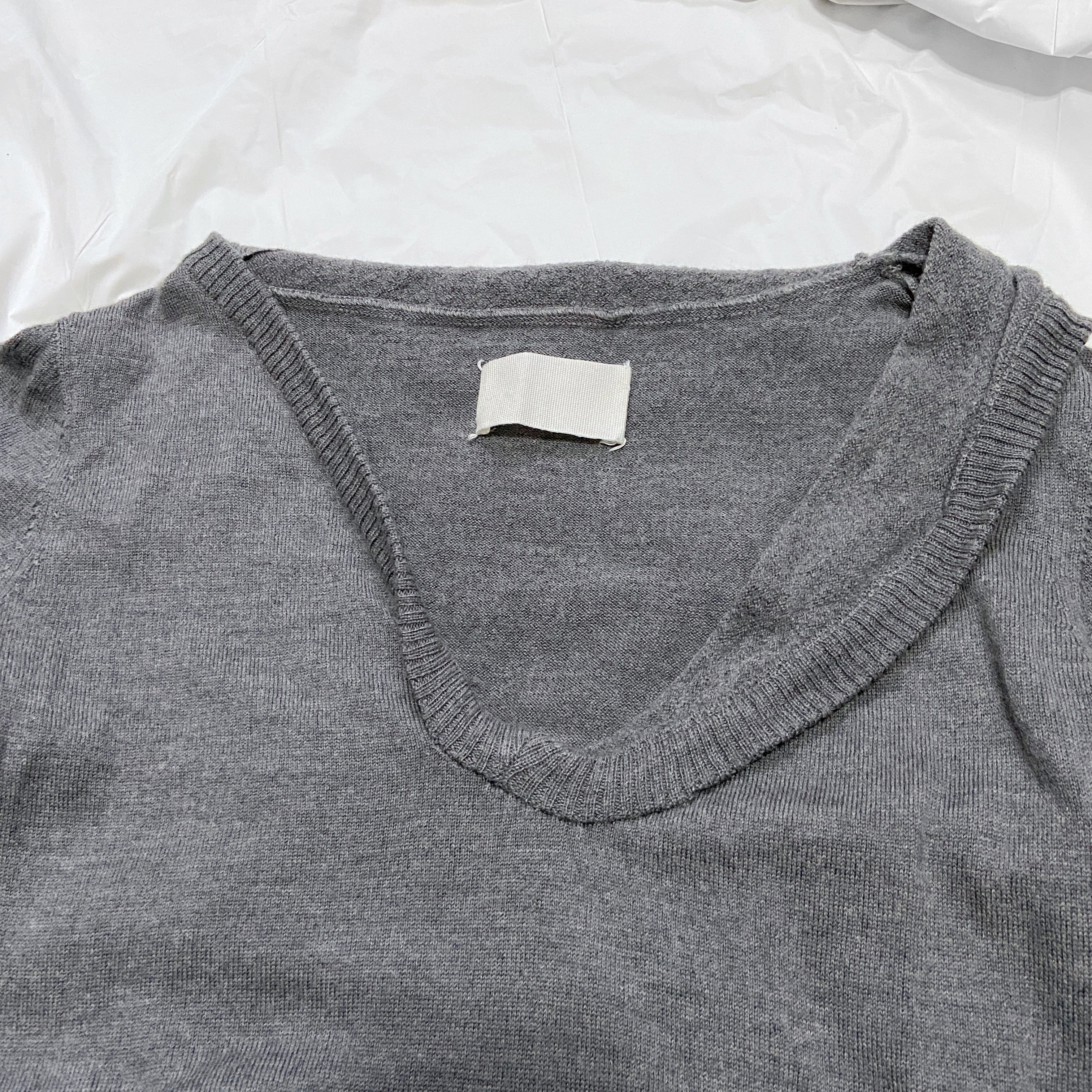Maison Martin Margiela Fall 2006 Stretched Collar Wool Sweater Dress L - 4