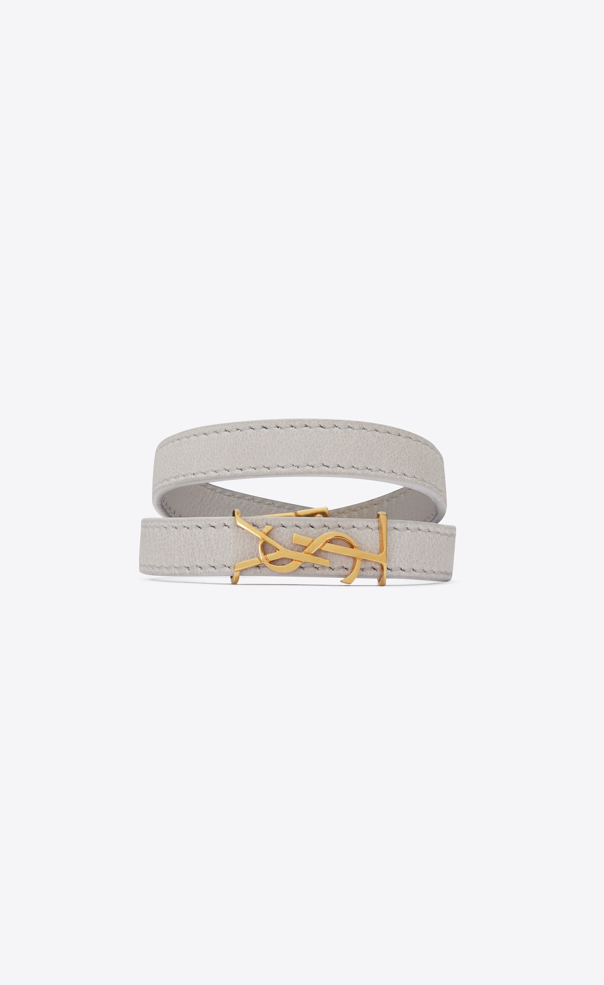 opyum double wrap bracelet in vintage lambskin - 1
