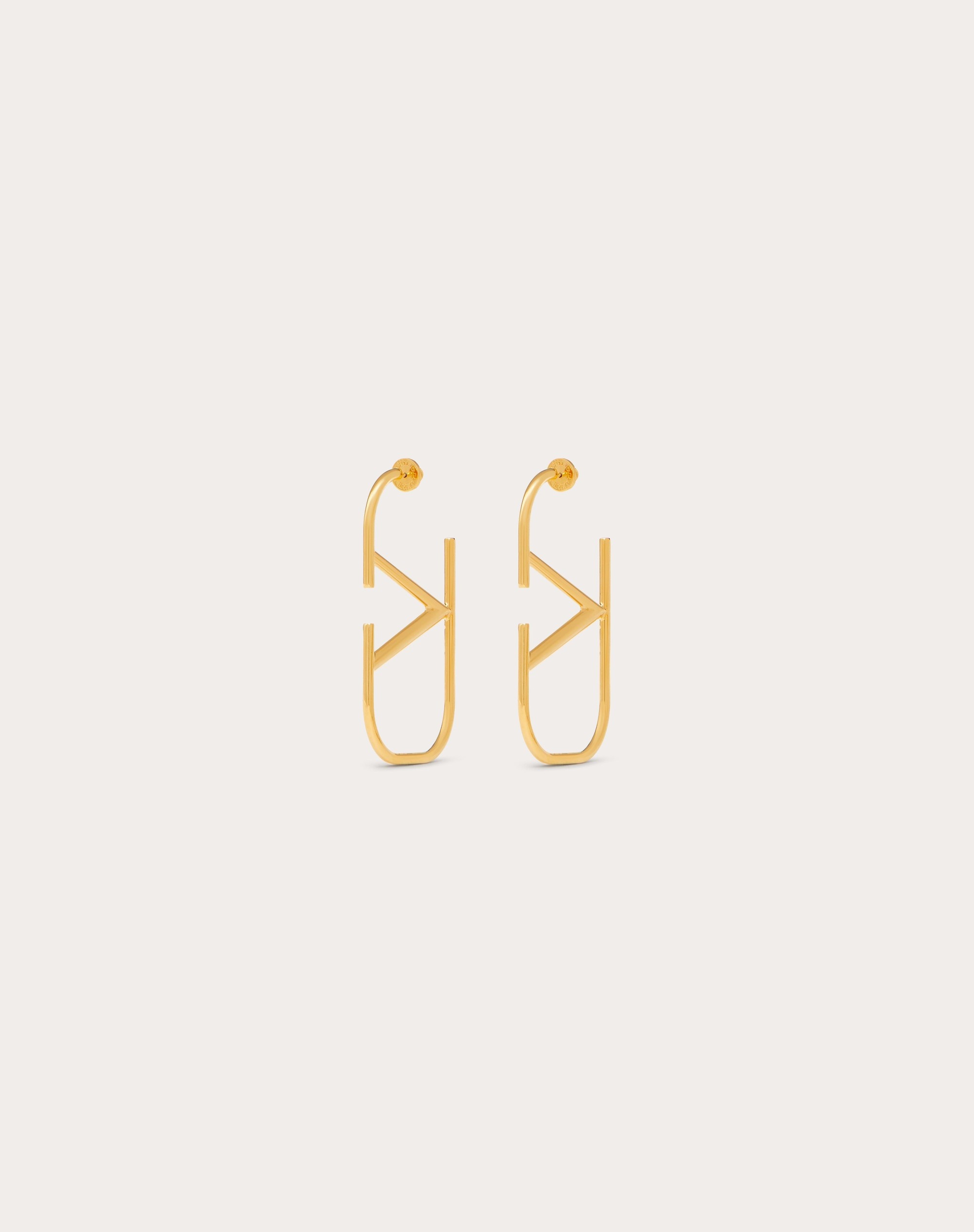 Valentino Garavani Gold Bow Scoobies Earrings