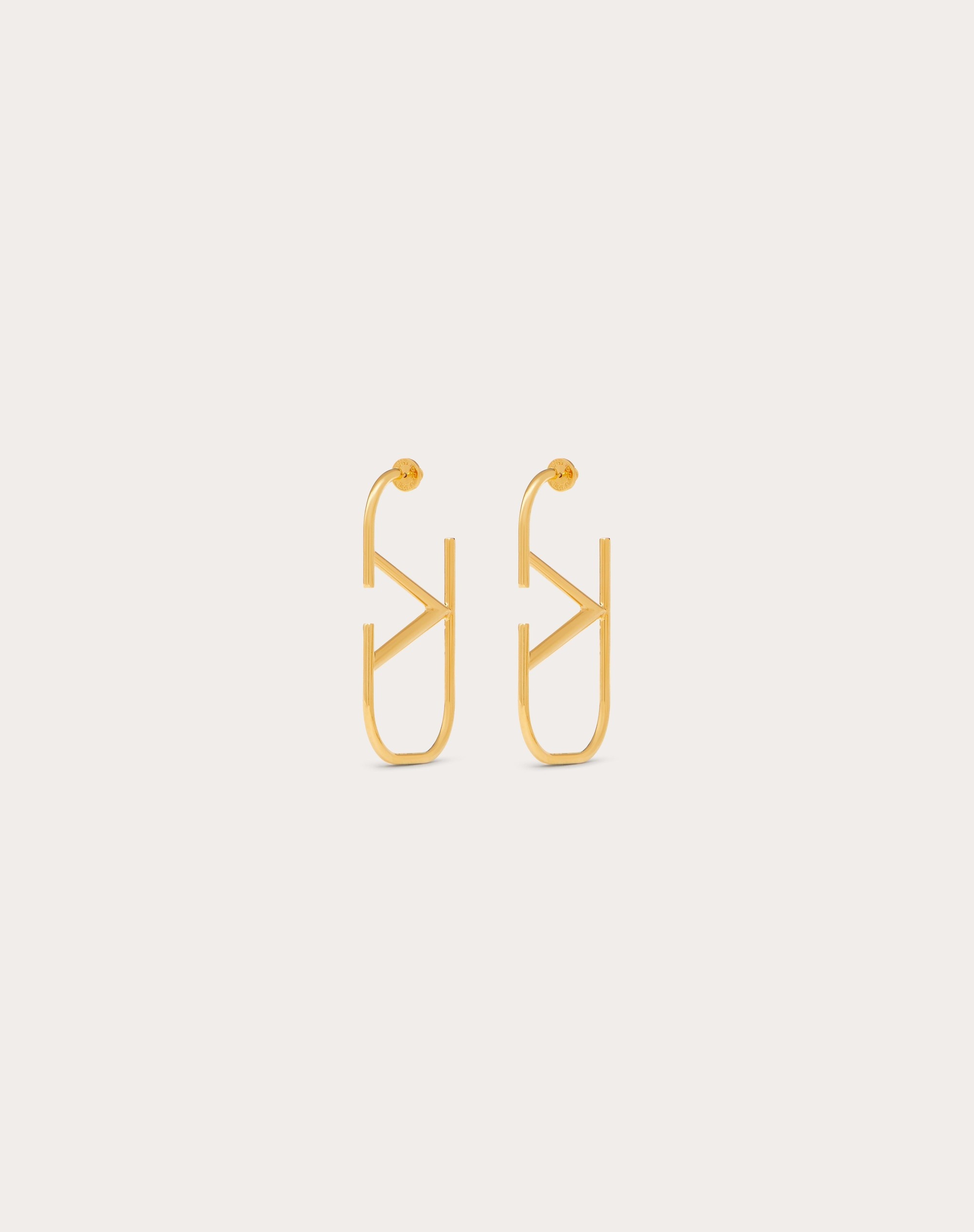 VLOGO SIGNATURE METAL EARRINGS - 1