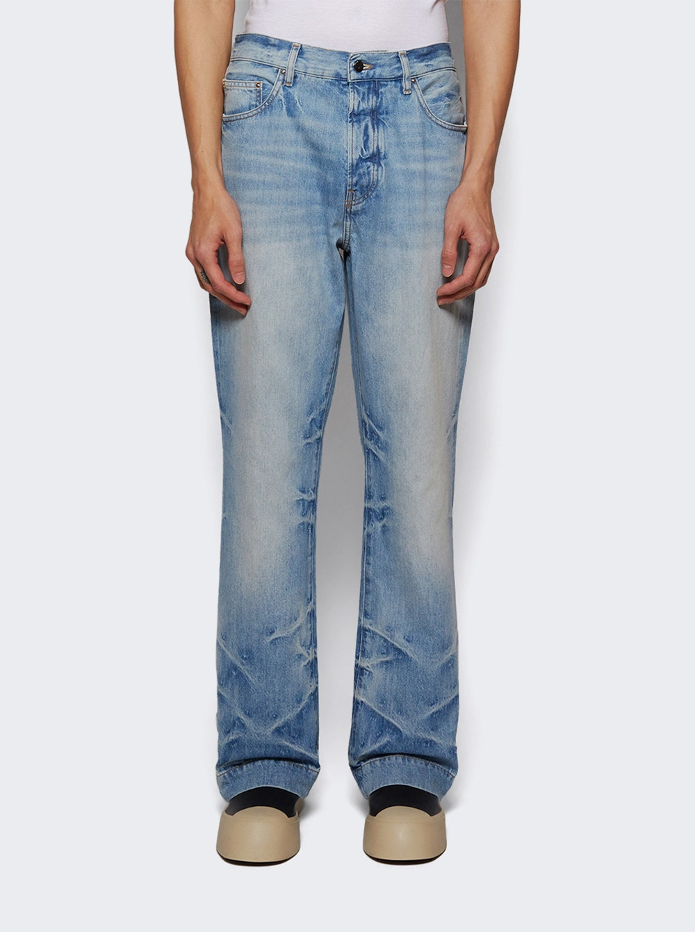 Straight Flare Jean Faded Indigo - 2