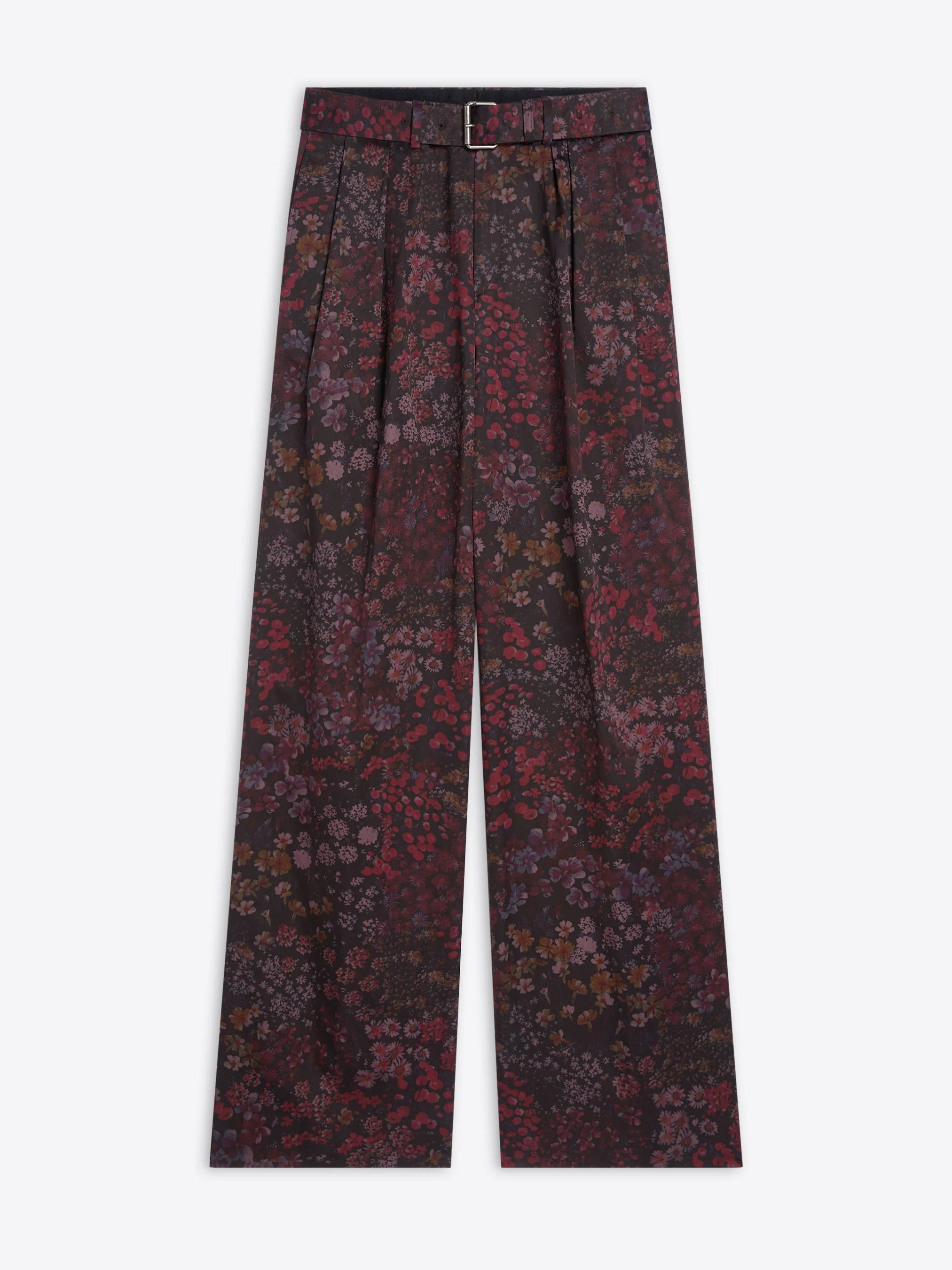BELTED VISCOSE PANTS - 1