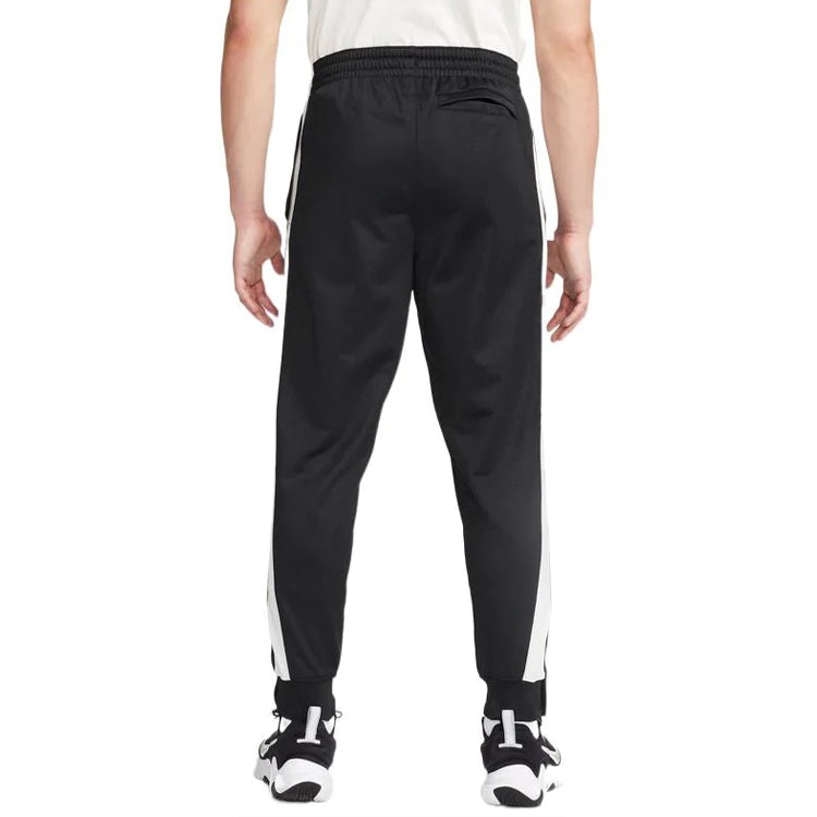 Men's Nike Giannis Stripe Printing Lacing Bundle Feet Sports Pants/Trousers/Joggers Black DQ5665-010 - 6