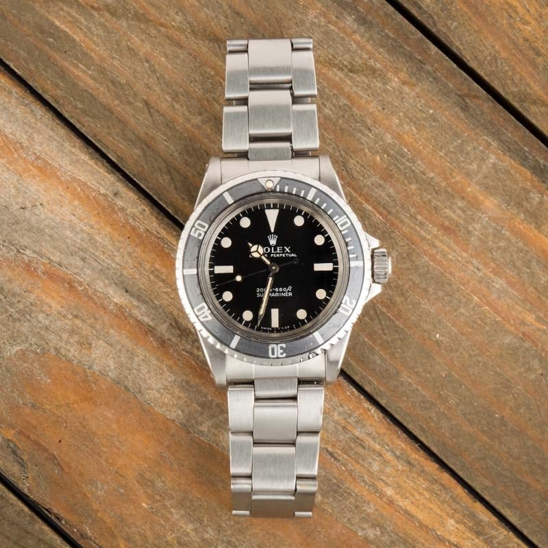 Vintage Rolex Submariner ref 5513 Stainless Steel Oyster - 10