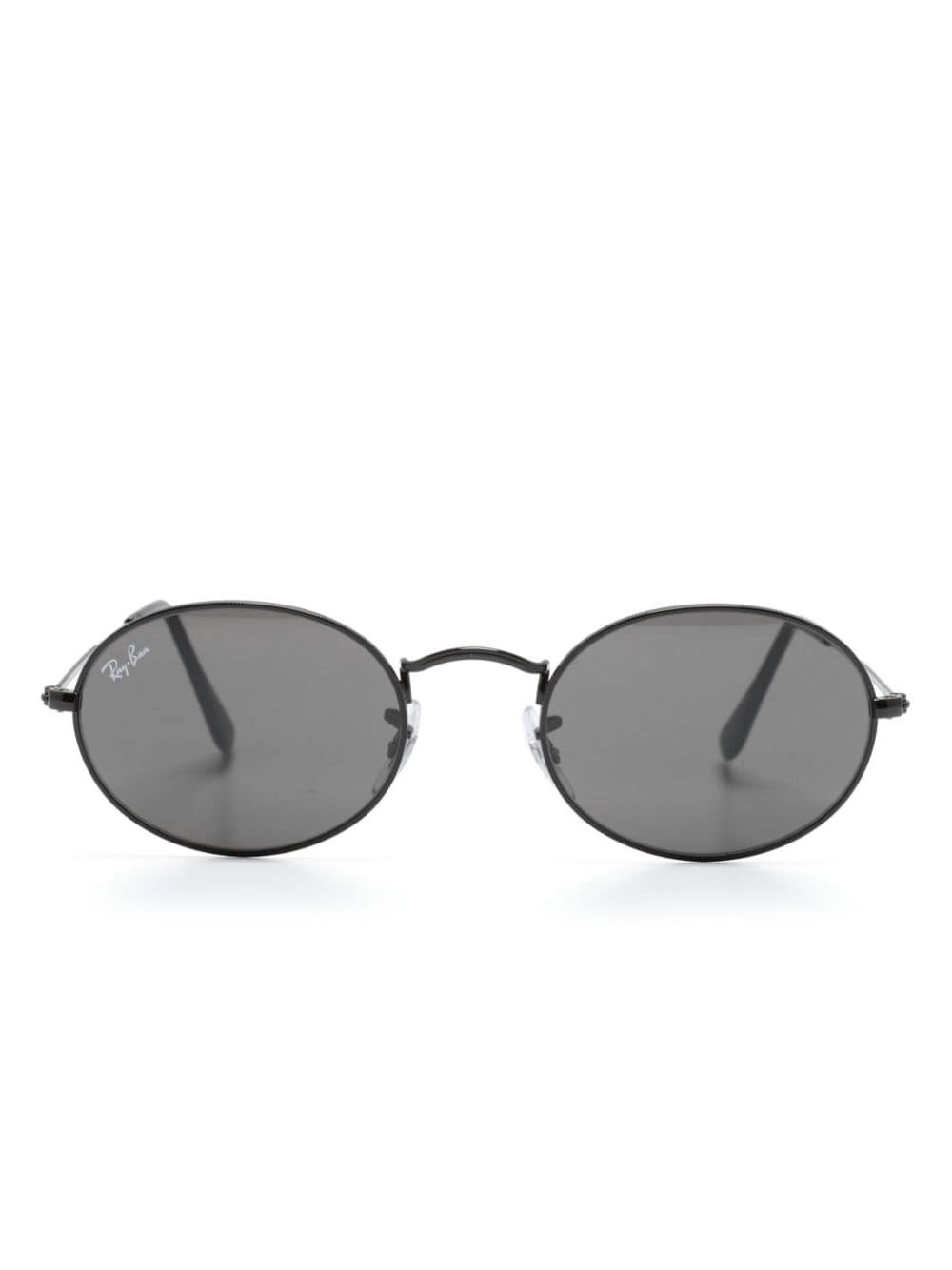 oval-frame sunglasses - 1