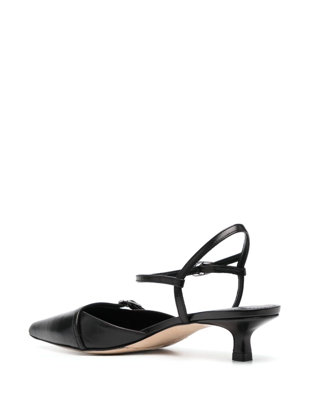 50mm leather pumps - 3