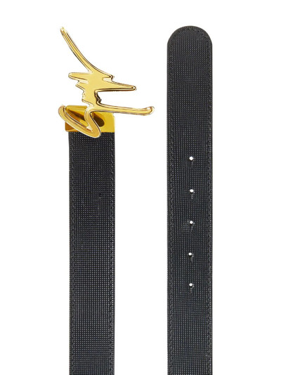 Giuseppe Zanotti logo plaque belt  outlook