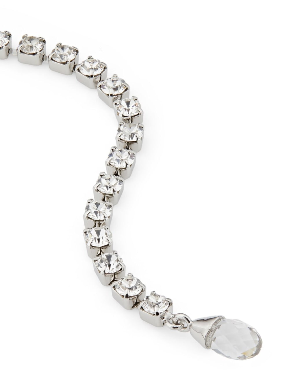 Saeda crystal-embellished chain necklace - 5