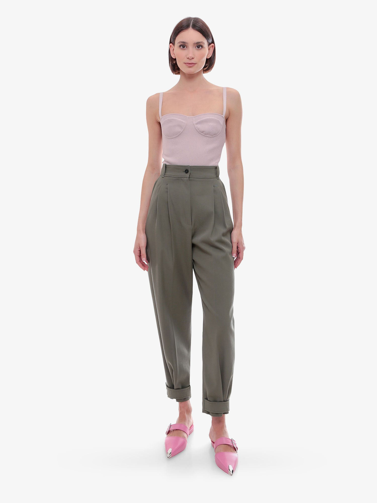 Ribbed Fabric Top - 2