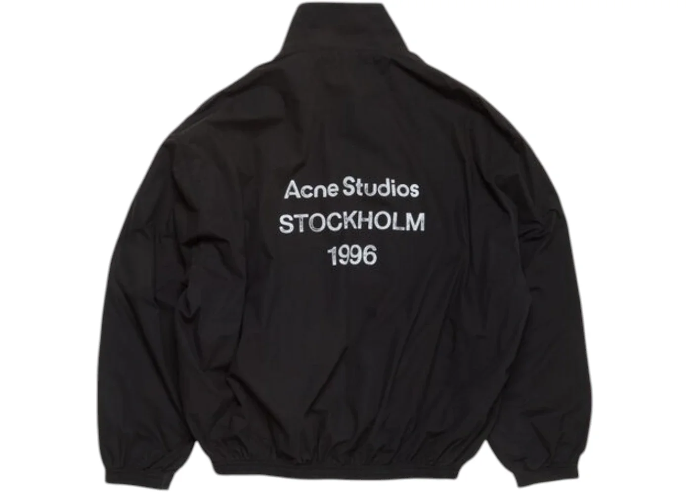 Acne Studios Logo Zipper Jacket Black - 1