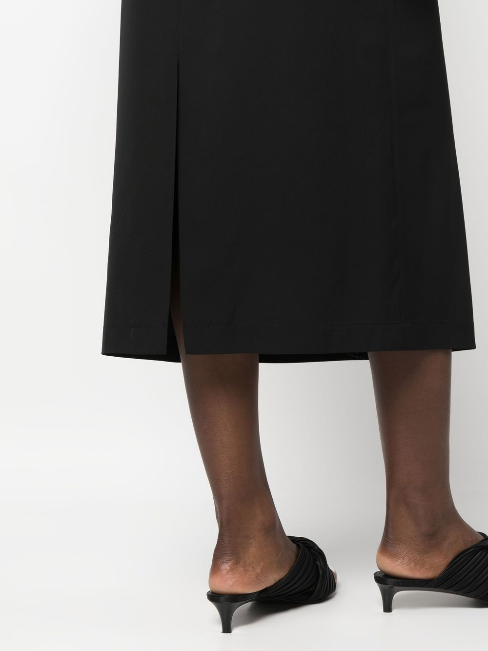 high-waisted midi skirt - 5