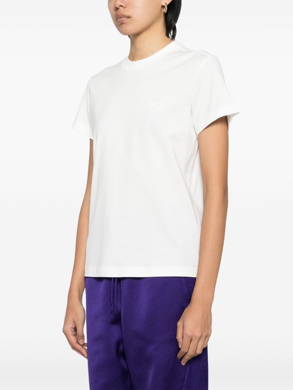 logo-print cotton T-shirt - 3