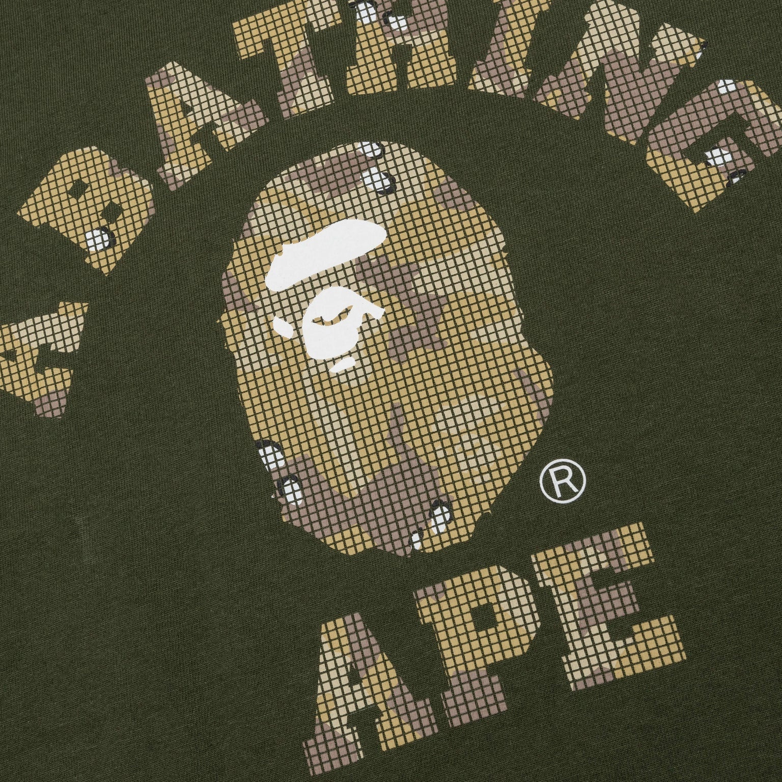 BITMAP COLLEGE TEE - OLIVE DRAB - 3