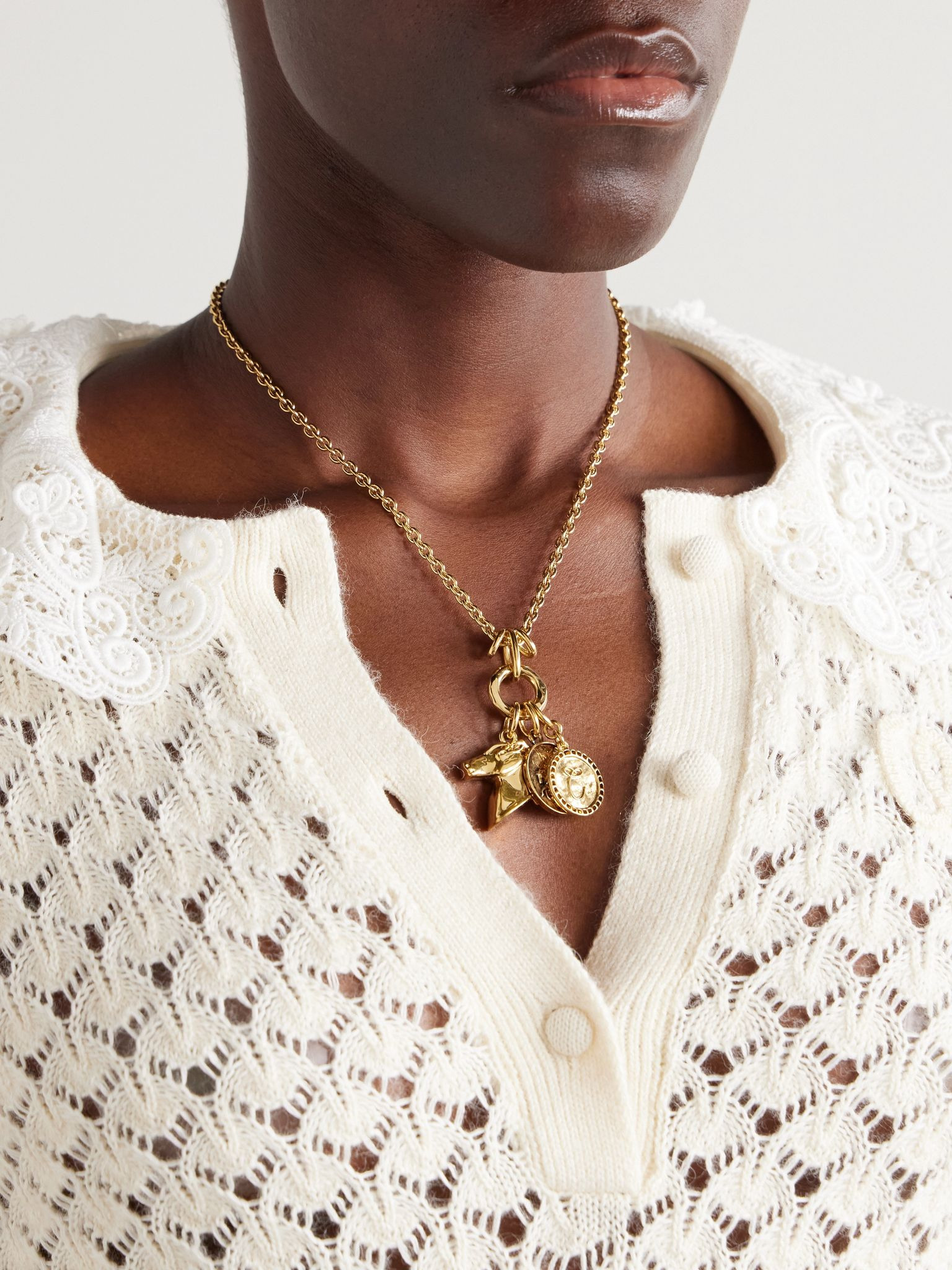 Gold-tone necklace Gold - 2