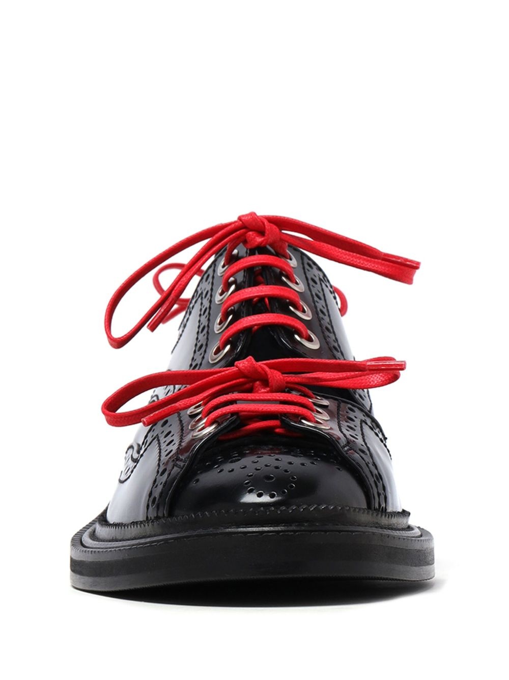 cut-out brogue shoes - 4