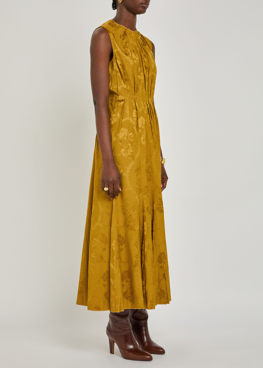 Etro Floral-jacquard Woven Midi Dress - 2