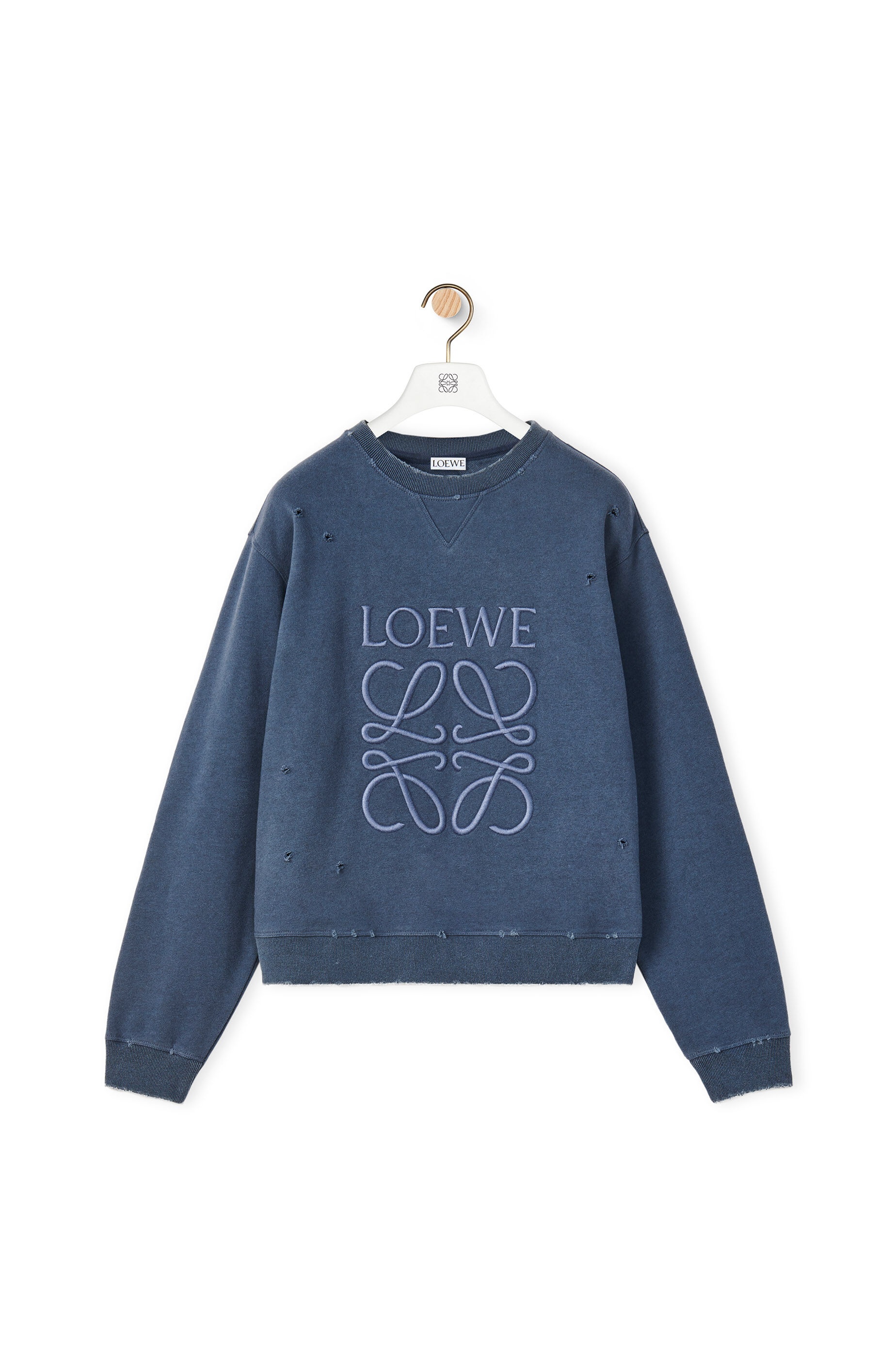 Distressed Anagram sweatshirt in cotton - 1
