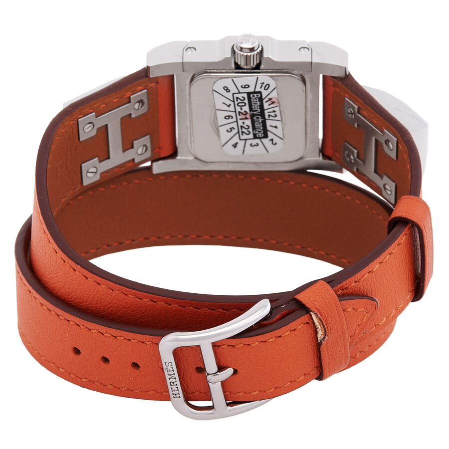 Hermes Medor PM Quartz Silver Dial Ladies Watch 041262WW00 - 3