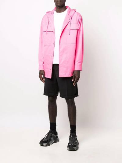 Valentino flap-pocket hooded jacket outlook