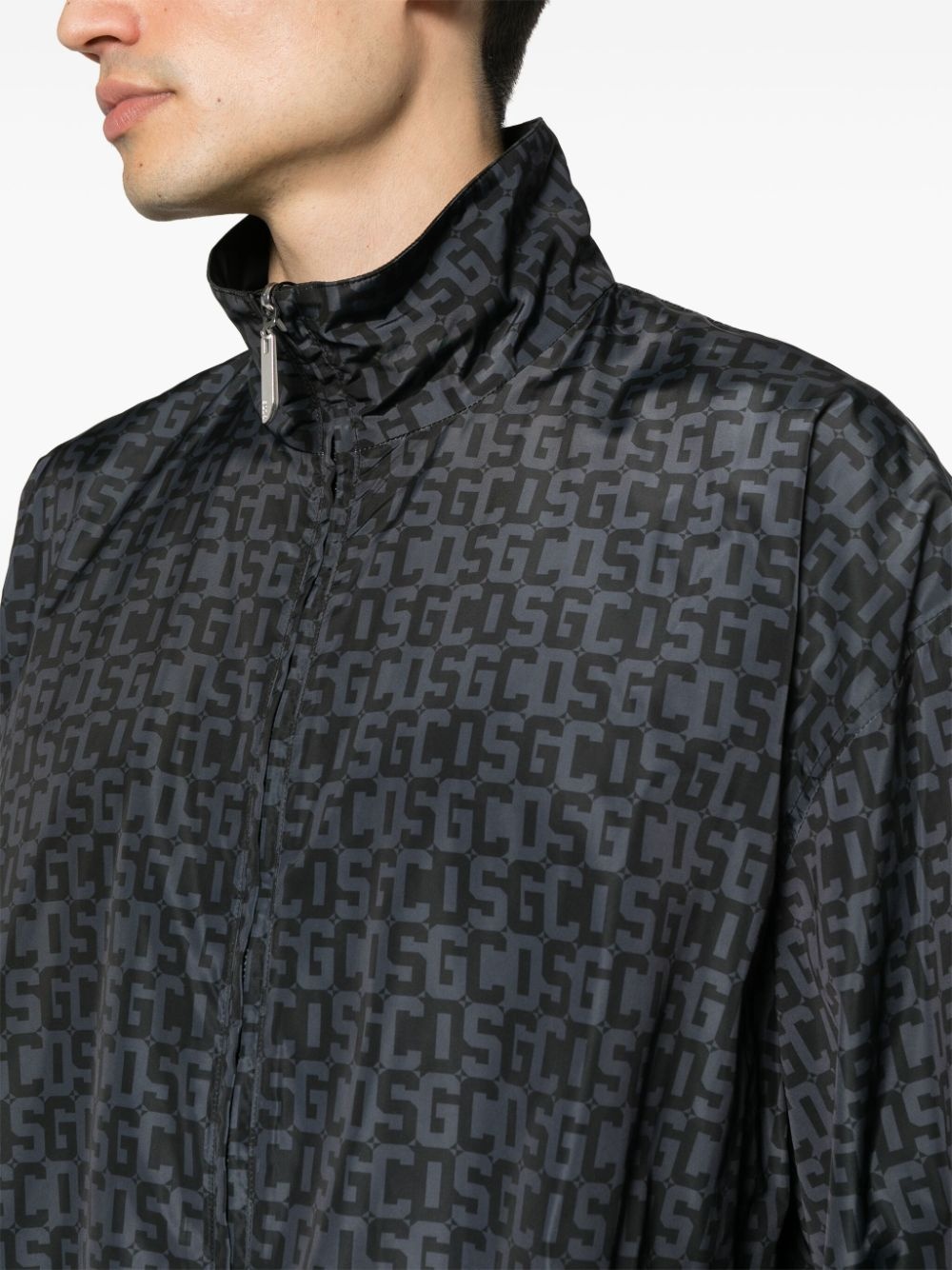 reversible logo-print jacket - 5