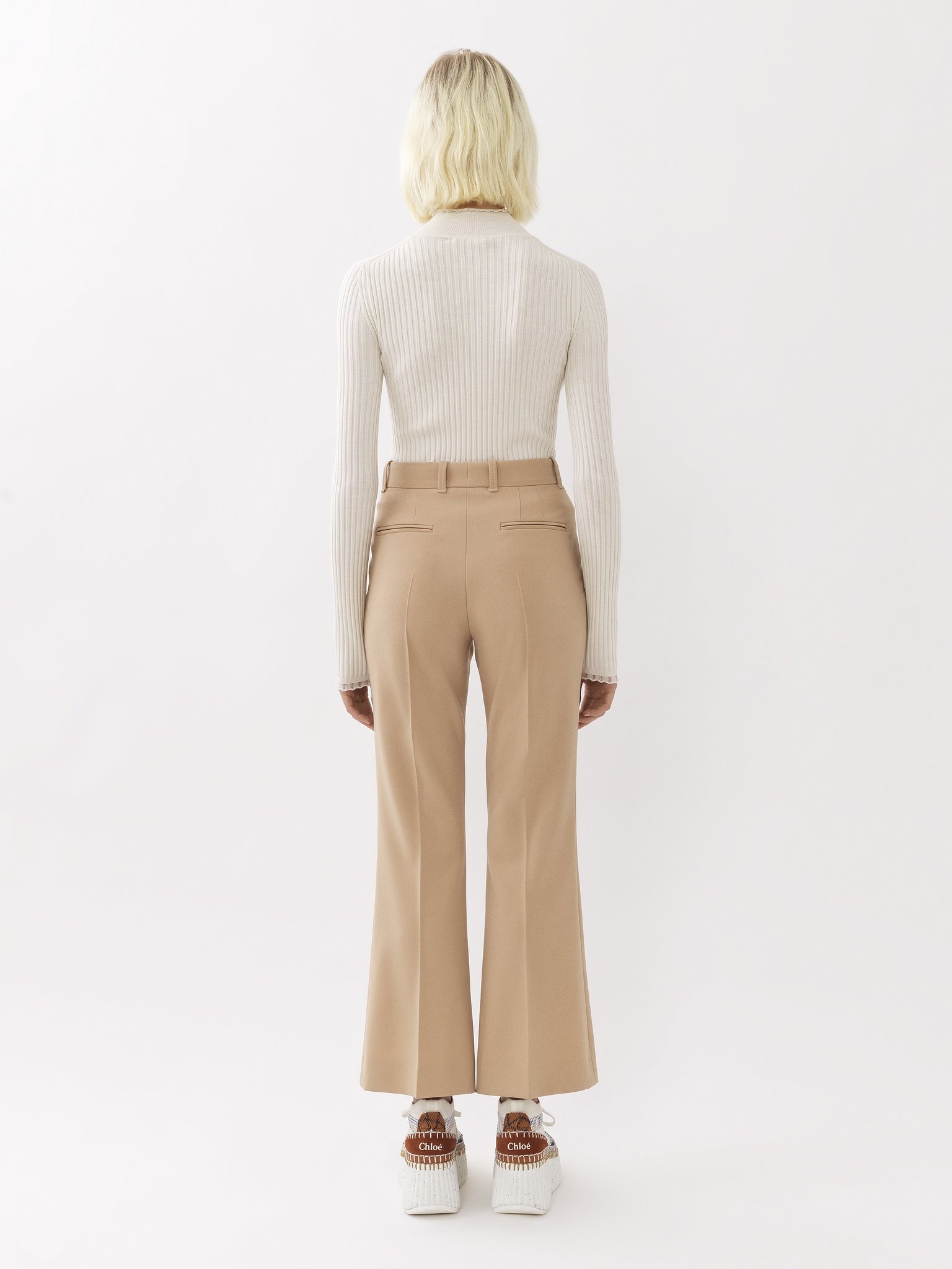 CROPPED BOOTCUT PANTS - 4