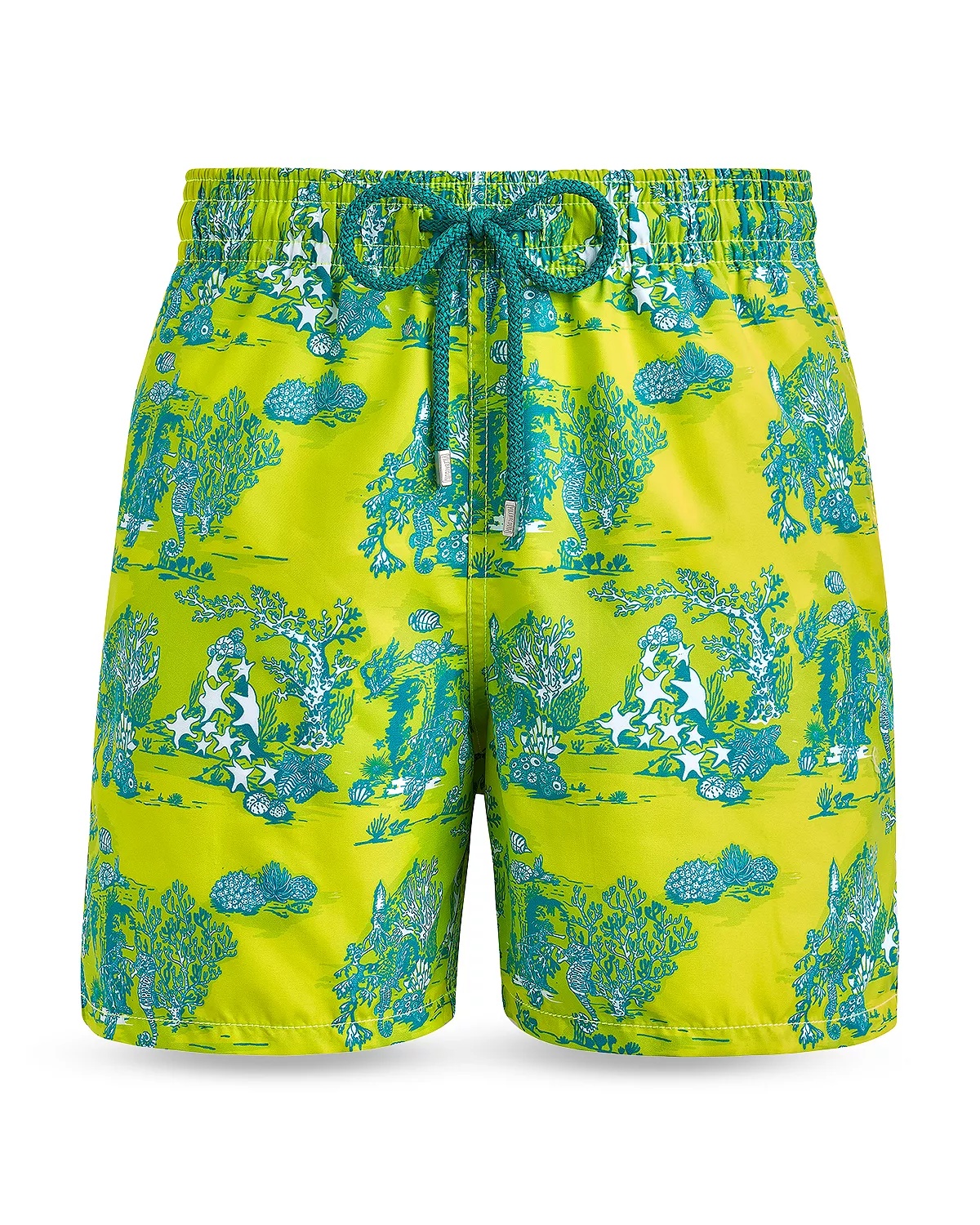 Moorea Deep Sea Toile De Jouy Print 6" Swim Trunks - 3