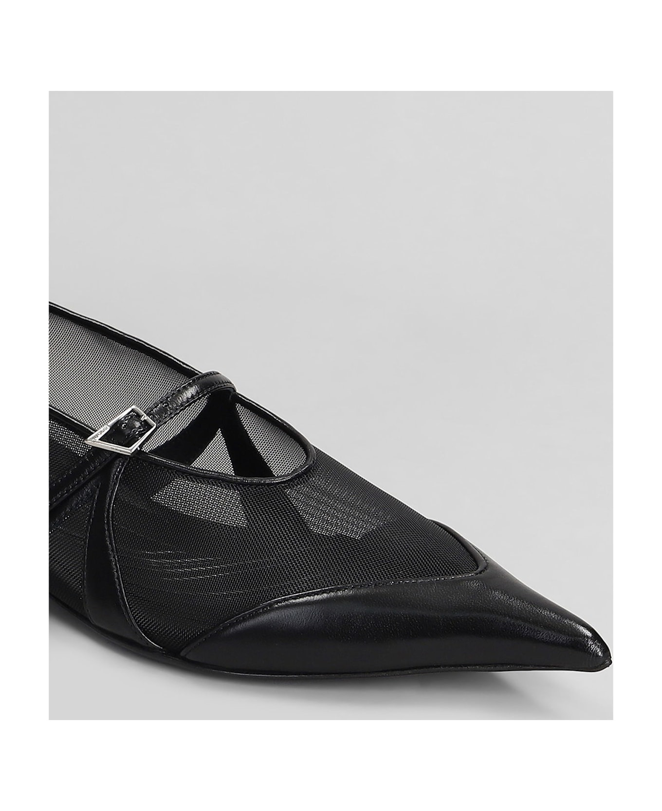 Ballet Flats In Black Polyamide - 5