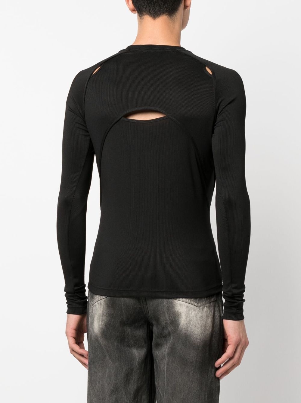 cut-out detail compression top - 4