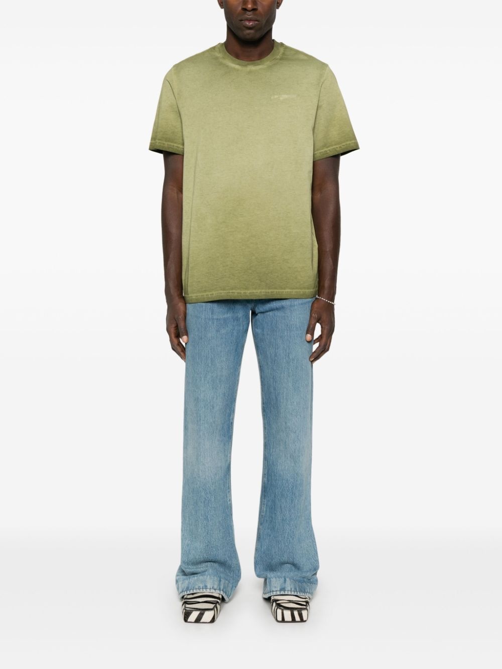 faded-effect T-shirt - 2