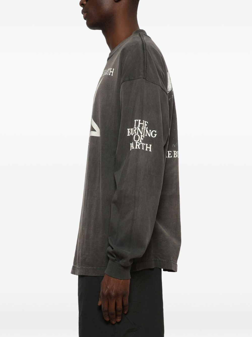 Burn of Earth long sleeve T-shirt - 4