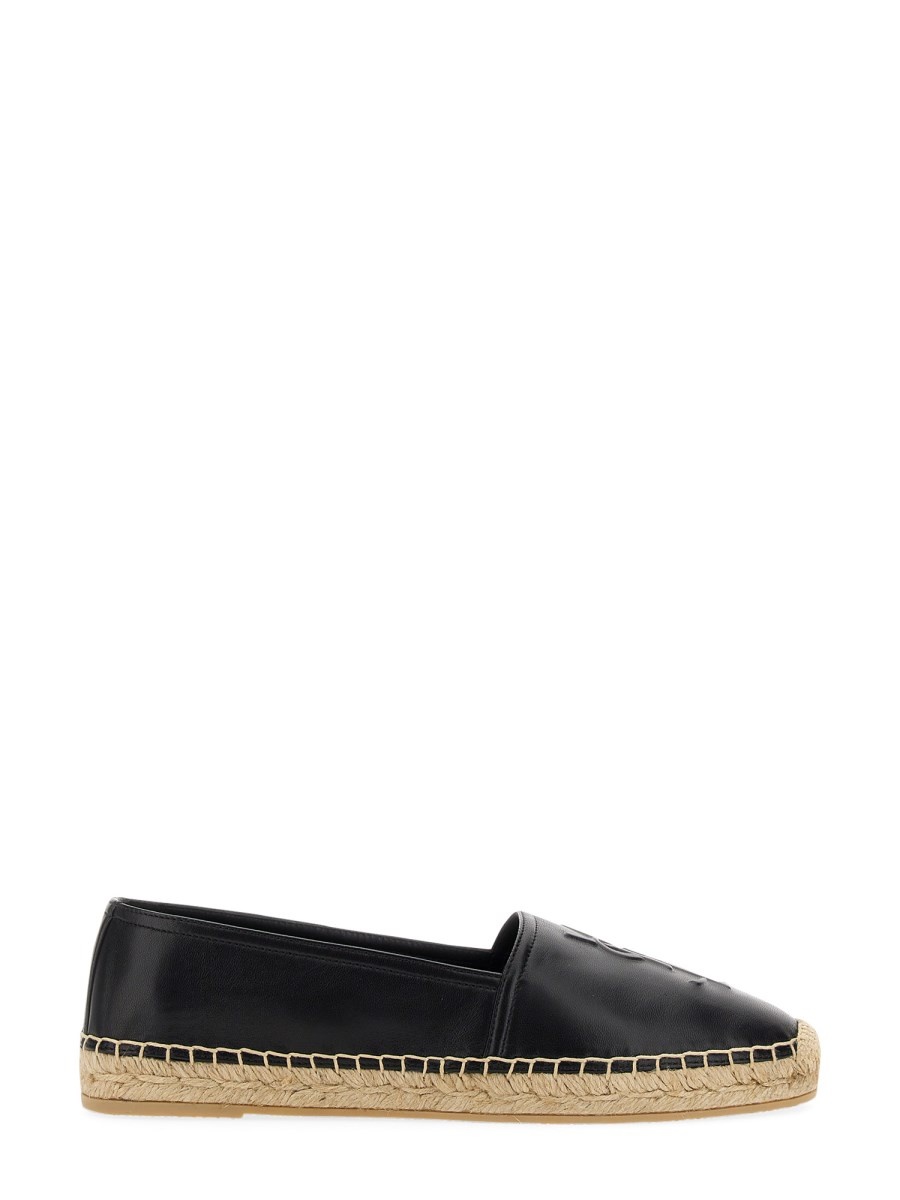 ESPADRILLES WITH LEATHER MONOGRAM - 1