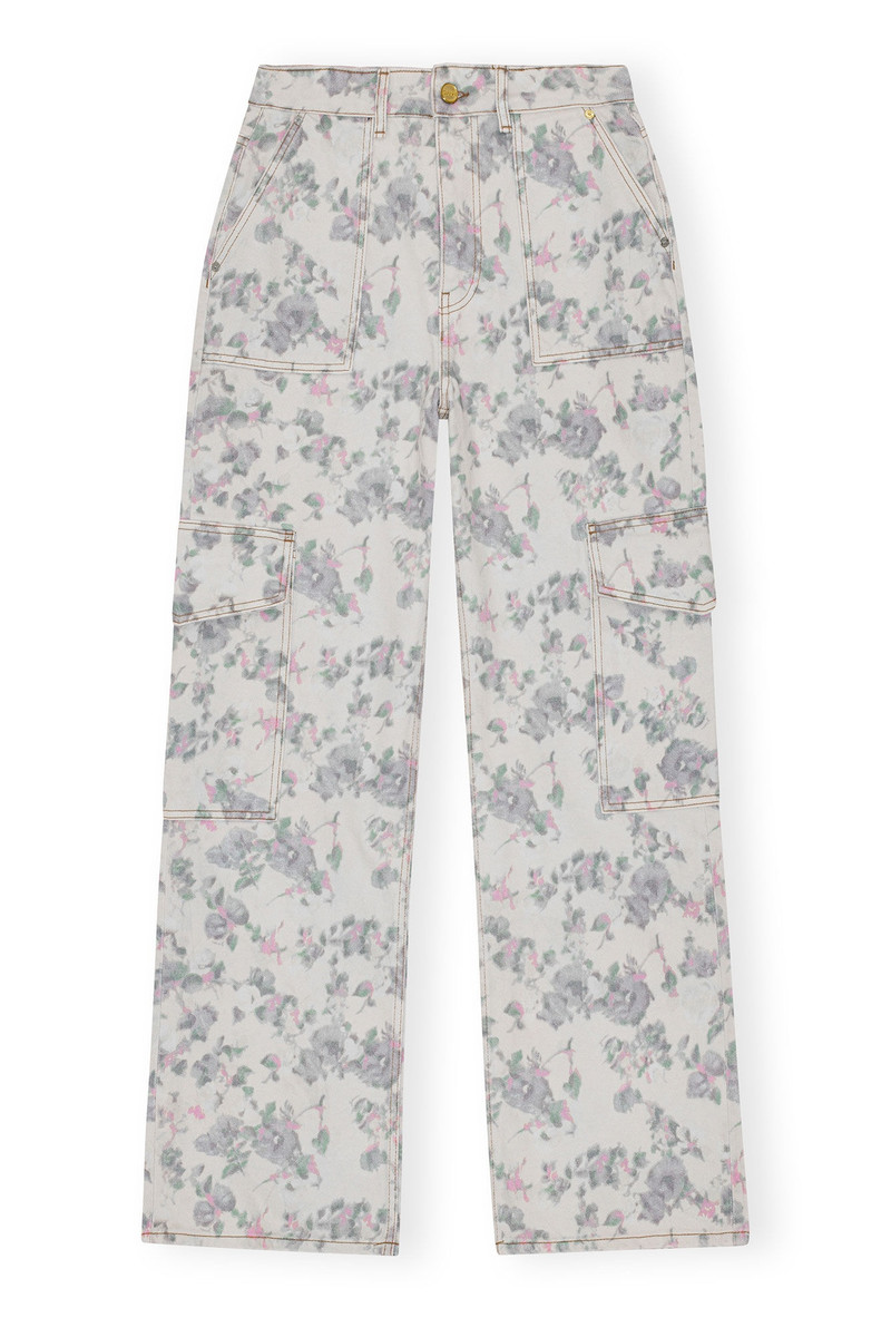 FLORAL PRINTED ANGI JEANS 1