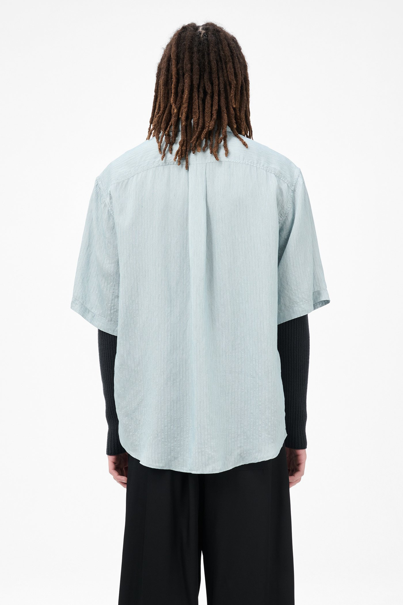 Beyond Shirt Shortsleeve Geo Stripe Ceremonial Viscose - 5