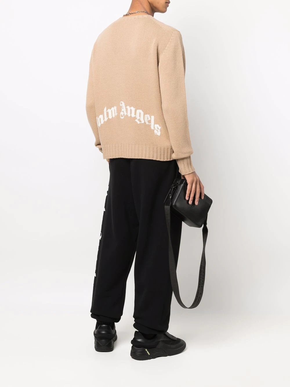 curved-logo jumper - 2