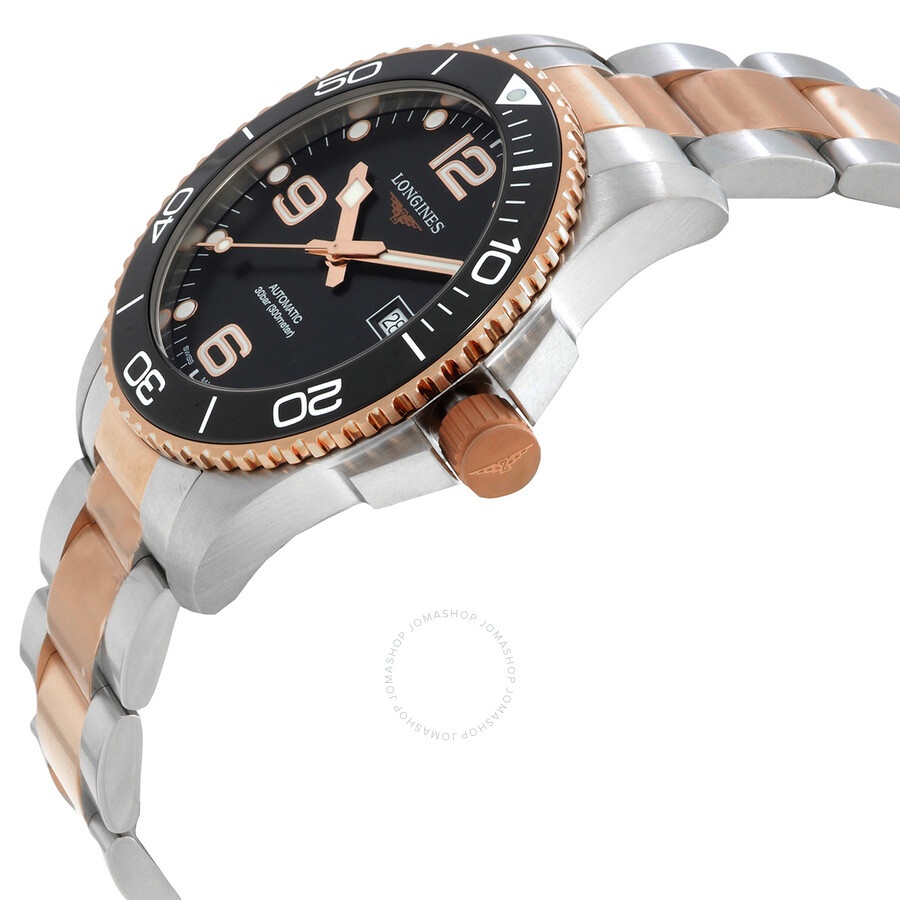 Longines Hydroconquest Automatic Black Dial Men's Watch L3.782.3.58.7 - 2