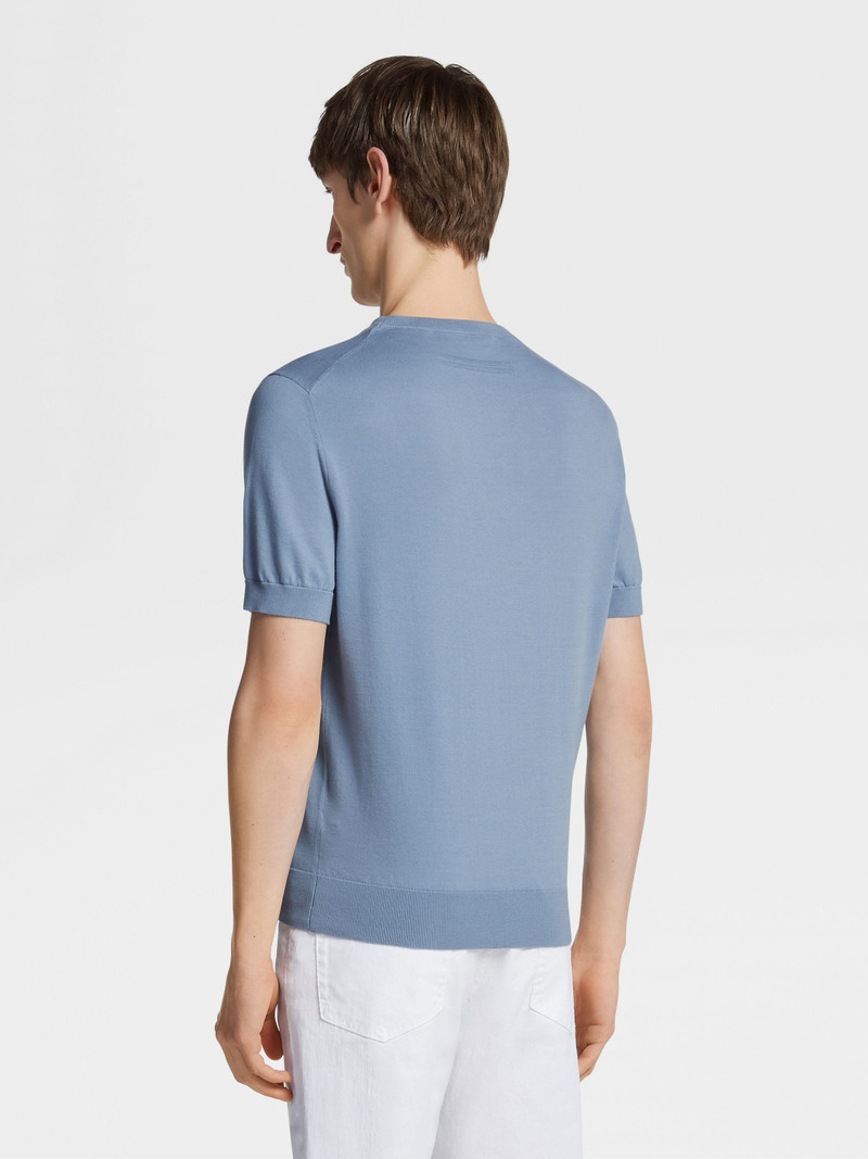 AVIO BLUE PREMIUM COTTON T-SHIRT 3