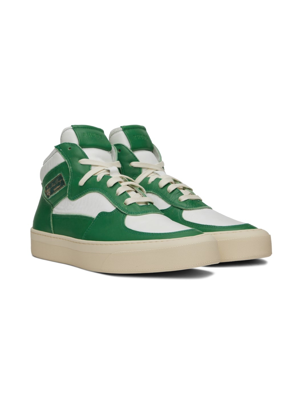 Green & White Cabriolets Sneakers - 4