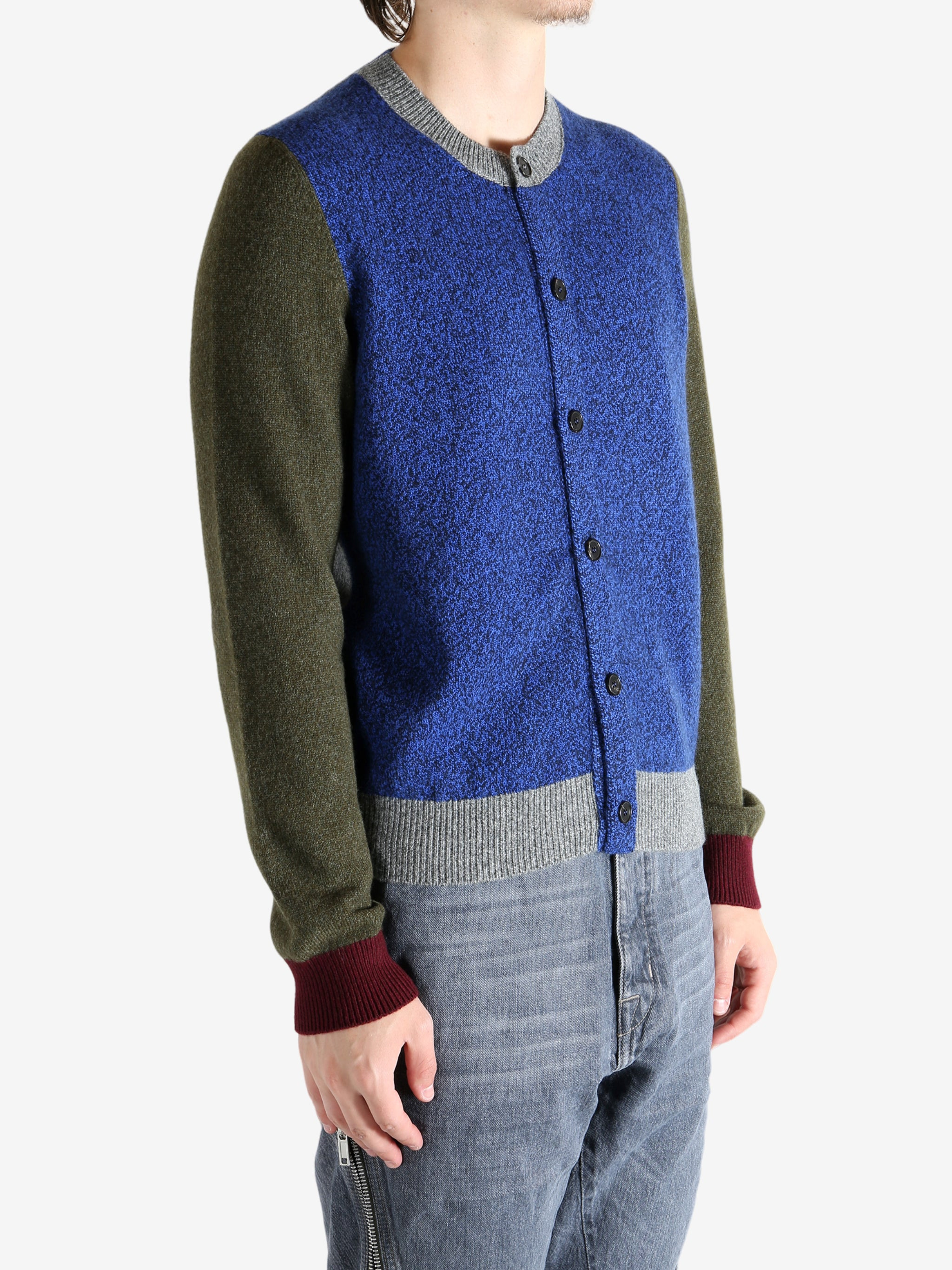 GIVENCHY - Men Short Crewneck Cardigan - 2