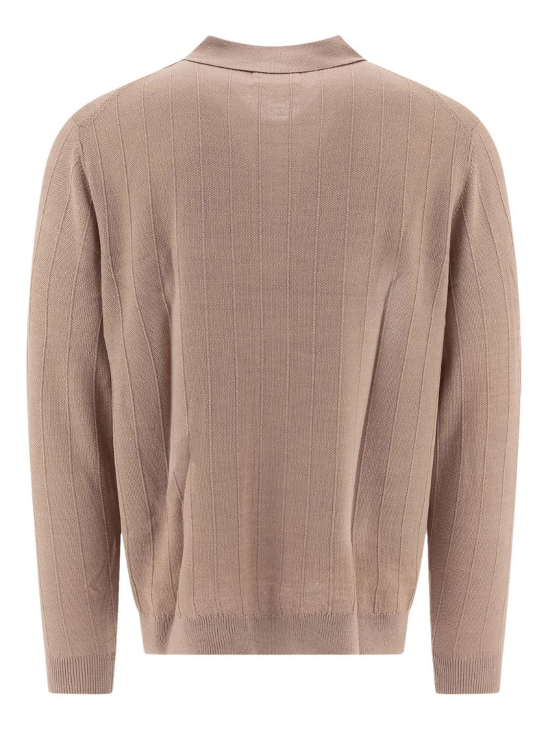 NN07 polo-collar cardigan outlook