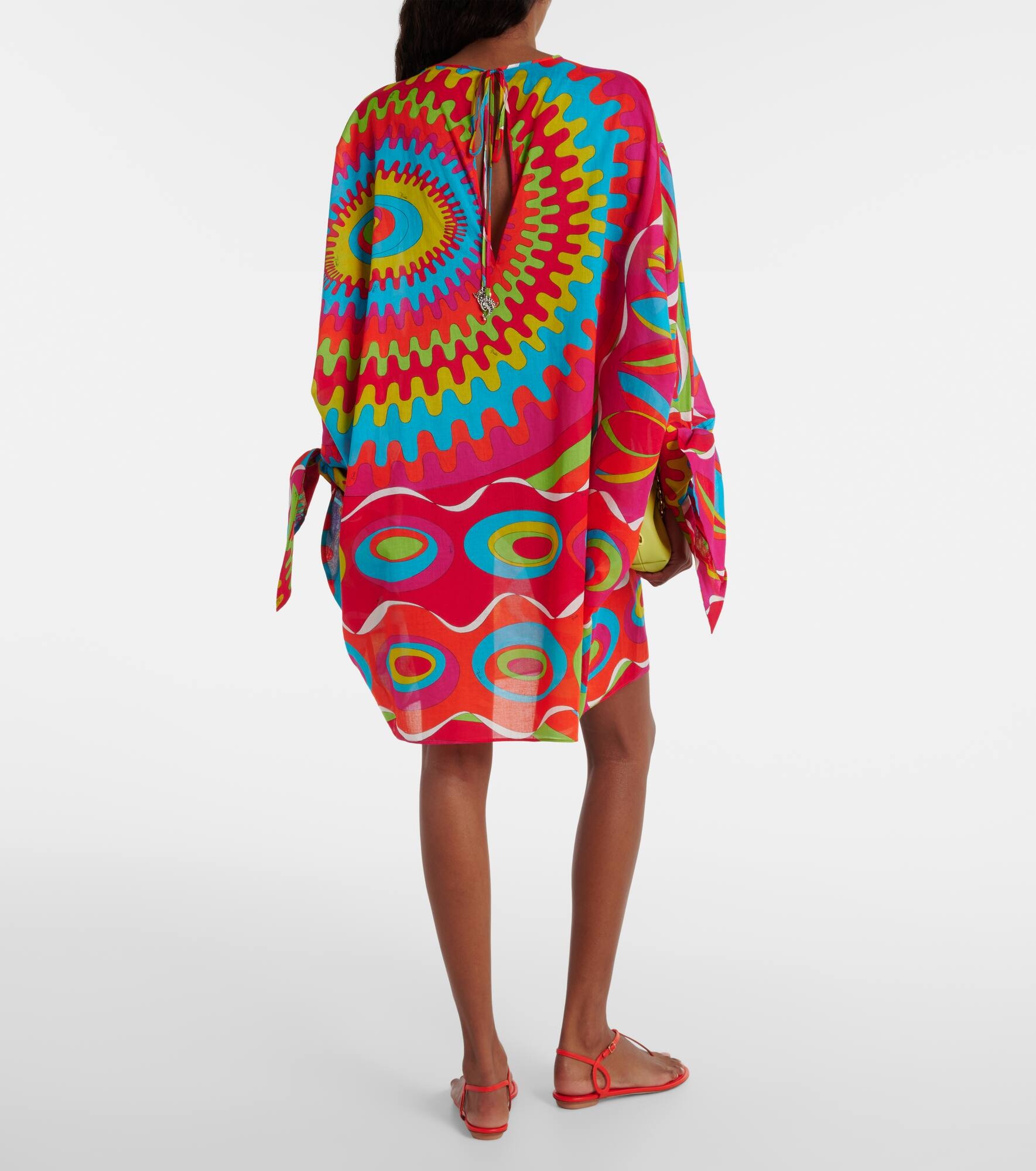 Bersaglio printed cotton kaftan - 3