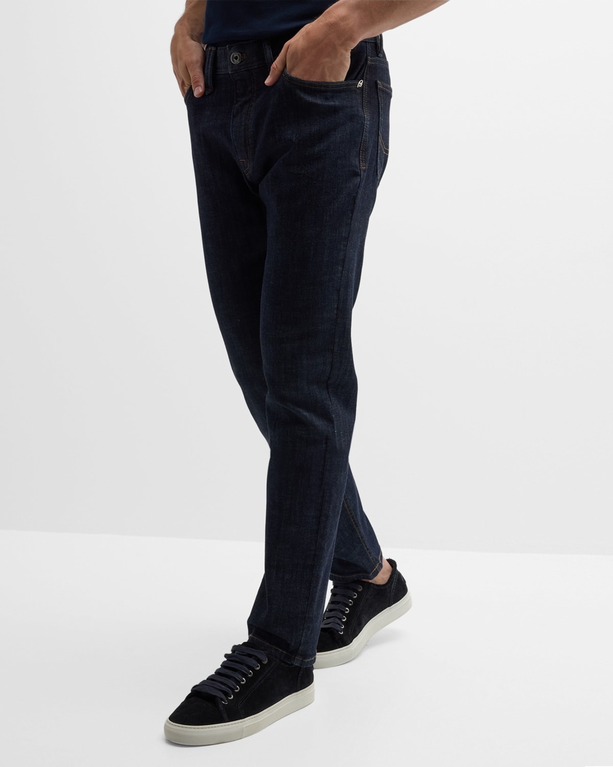 Men's Dark Wash Straight-Leg Jeans - 6