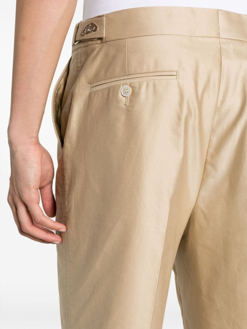 mid-rise straight-leg trousers 5