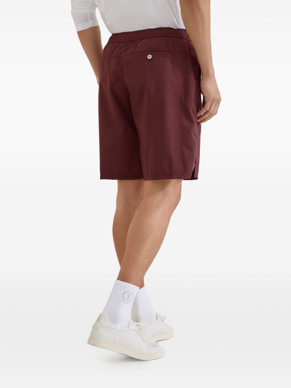 elastic-waist panelled shorts - 4