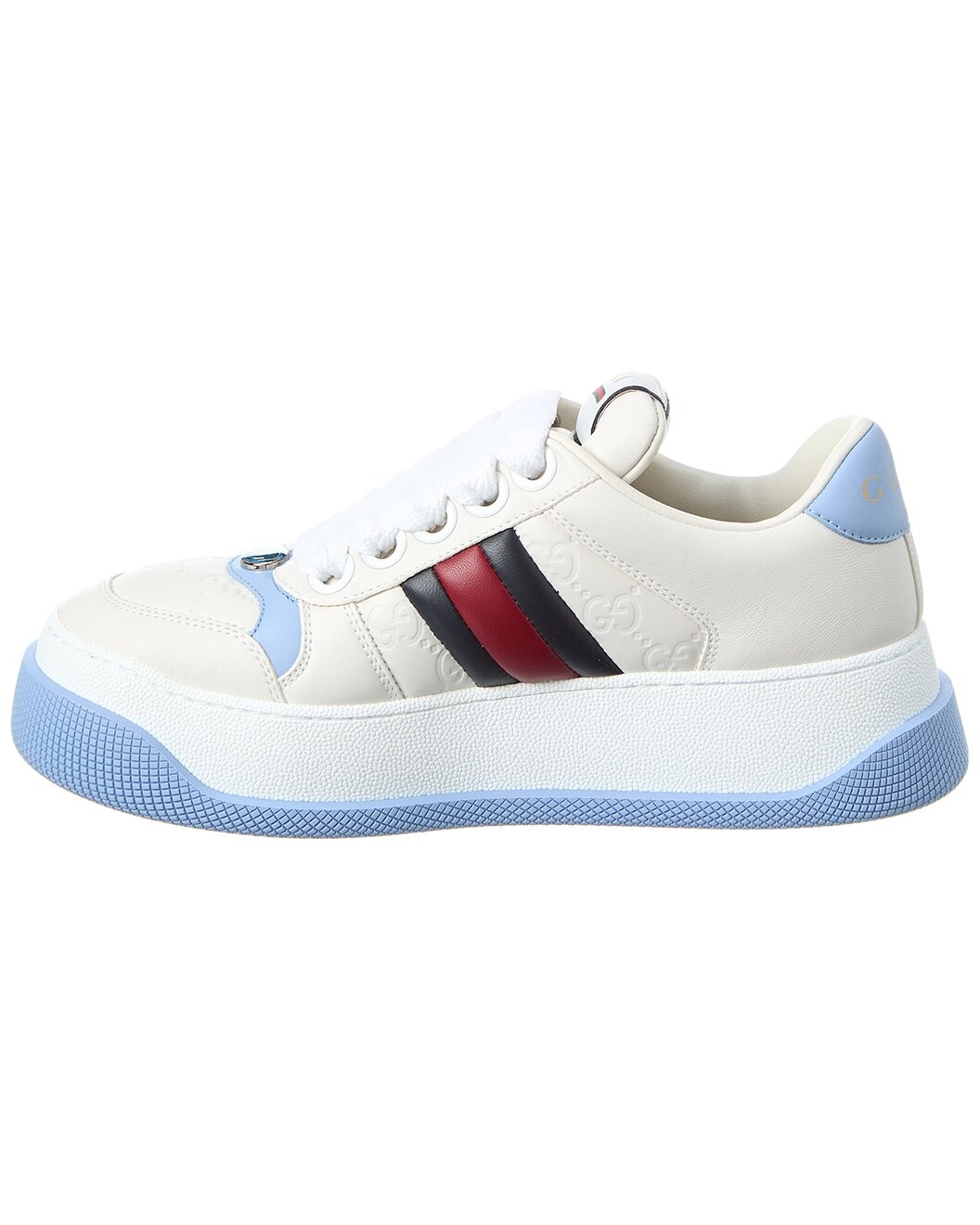 Gucci Double Screener Leather Platform Sneaker - 2