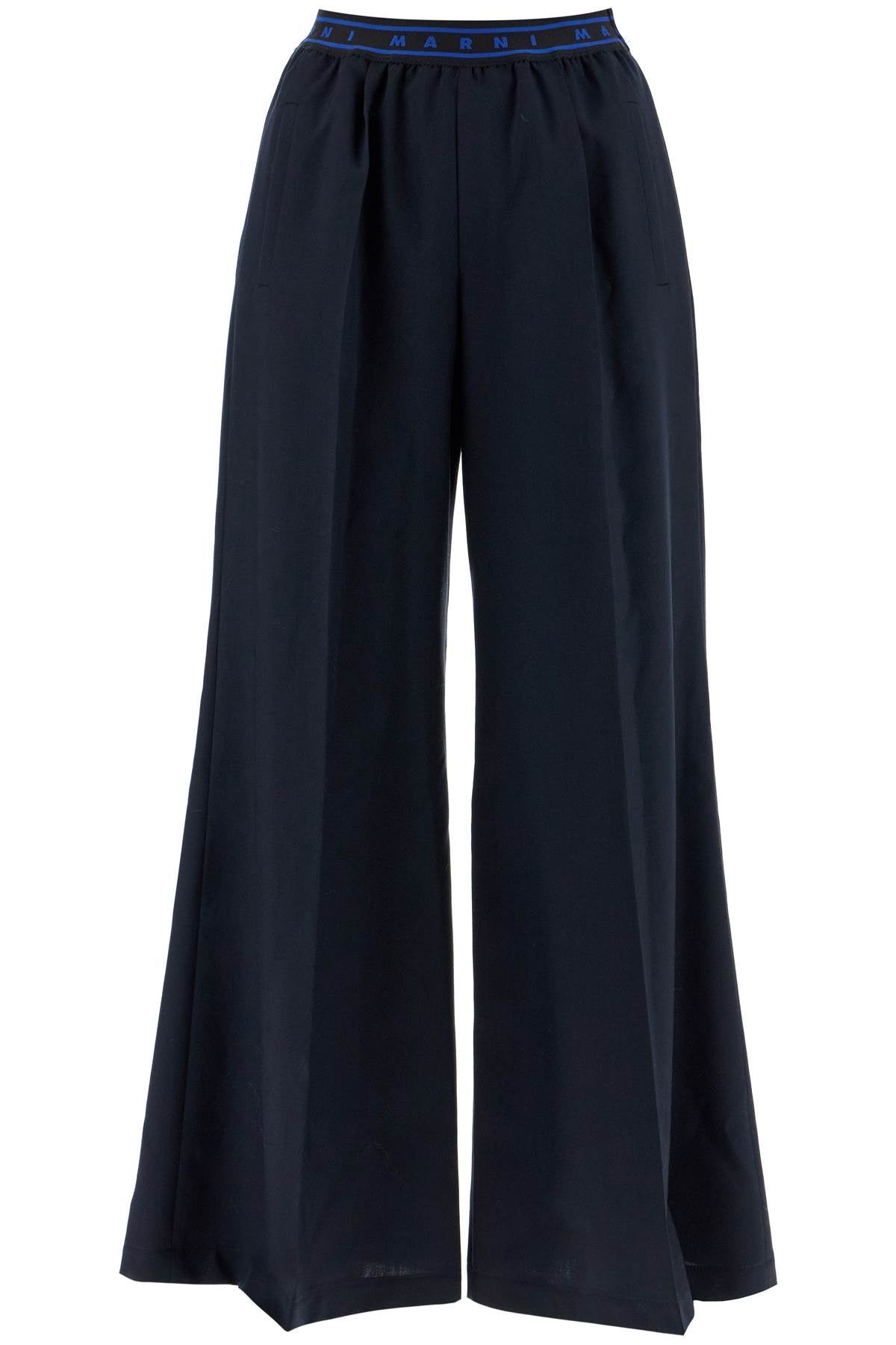 Marni Tropical Wool Palazzo Pants For Women - 1