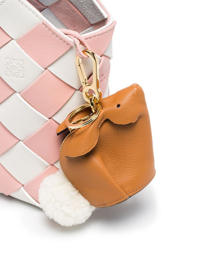 Loewe Bunny shearling tail bag charm outlook