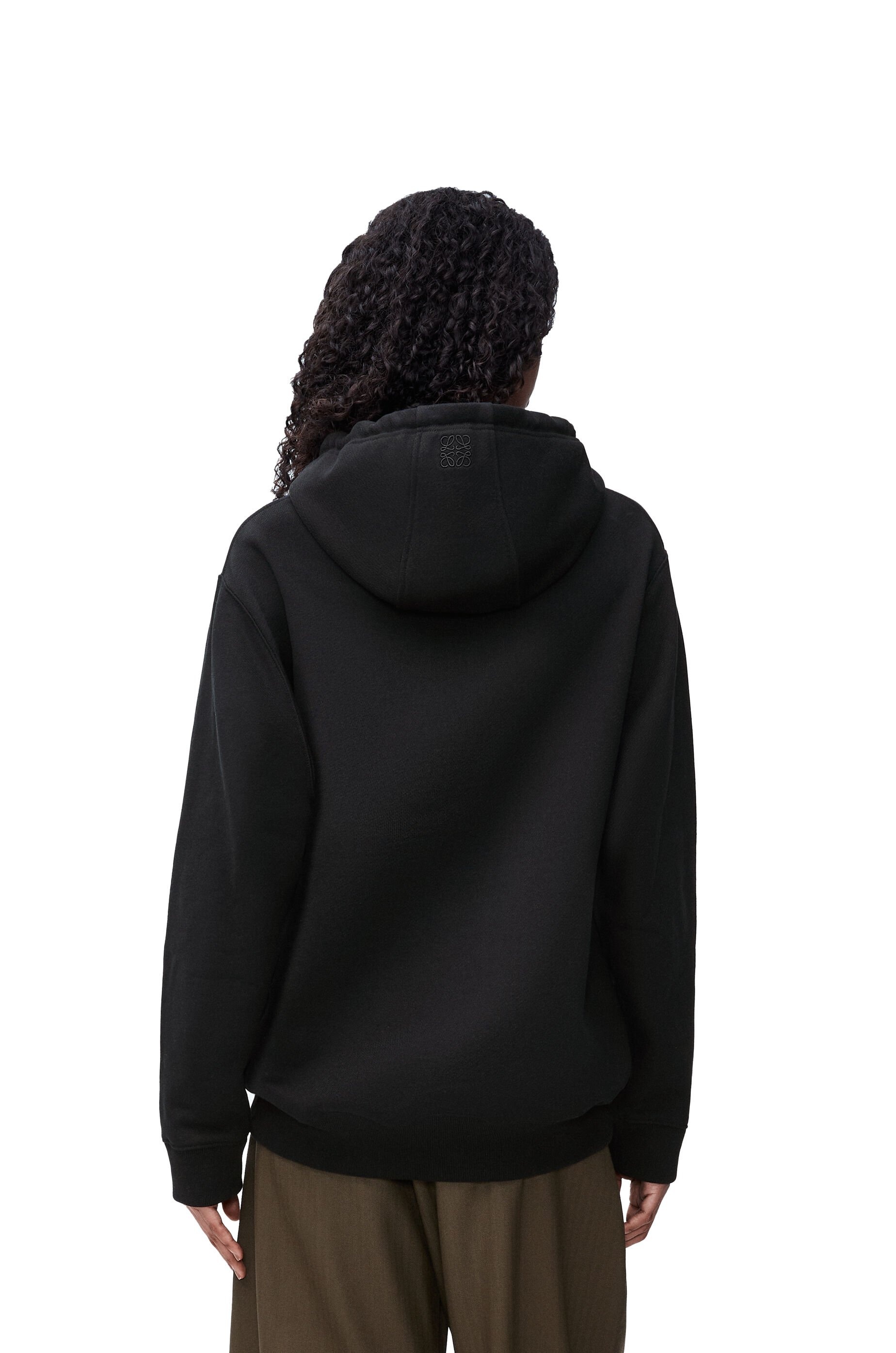 Relaxed fit hoodie in cotton - 4