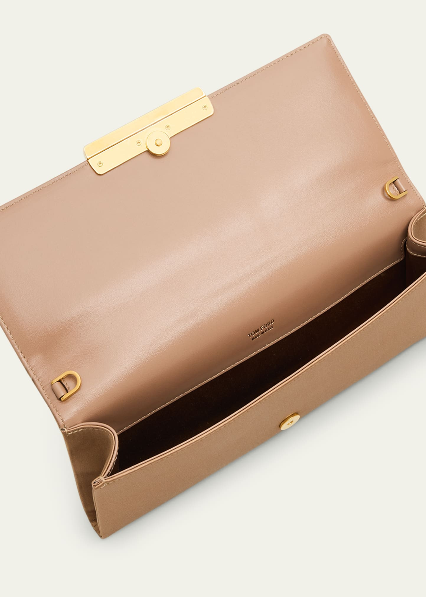 Bar Clutch Bag in Satin - 4